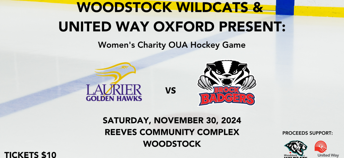 Woodstock Wildcats Hockey Graphic for Eventbrite