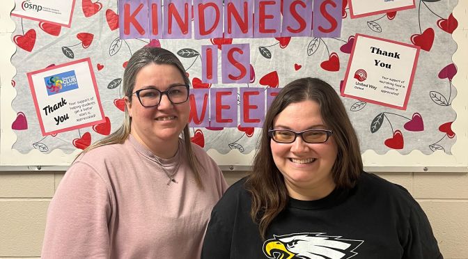 Nancy and Michelle are Ontario Student Nutrition Program volunteers